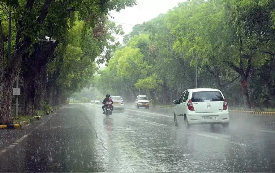 Rajasthan: कहीं-कहीं पर हल्की से मध्यम वर्षा दर्ज की गयी