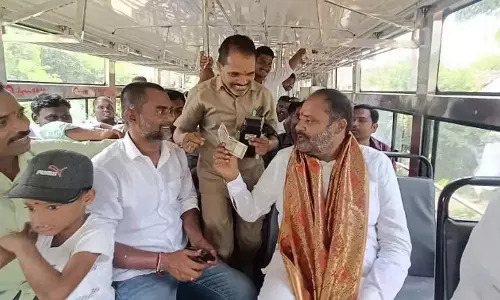 Telangana: जम्मीकुंटा से करीमनगर के लिए बस सेवा शुरू Telangana: जम्मीकुंटा से करीमनगर के लिए बस सेवा शुरू