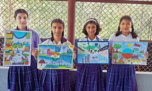चित्रकला प्रतियोगिता में Hamirpur के विद्यार्थियों का जलवा