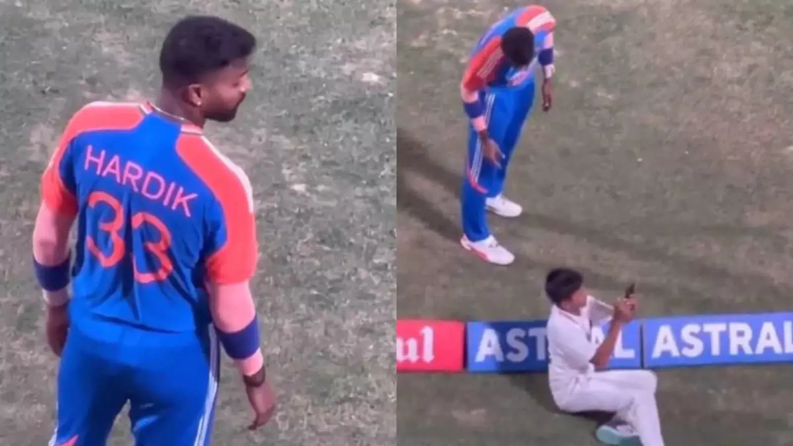 Hardik Pandya के लिए बॉल बॉय का दिन