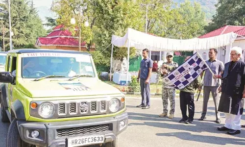 LG ने भारतीय वायुसेना की ‘वायु वीर विजेता’ कार रैली को हरी झंडी दिखाई