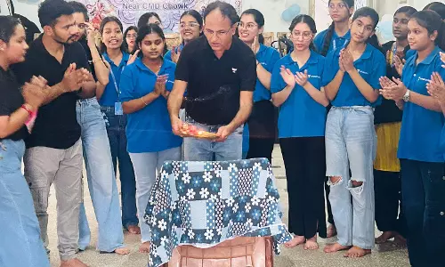 बच्चों ने सीखीं गरबा की बारीकियाँ