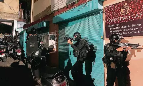 NSG ने धर्मशाला में आतंकवाद विरोधी मॉक ड्रिल का आयोजन किया NSG ने धर्मशाला में आतंकवाद विरोधी मॉक ड्रिल का आयोजन किया