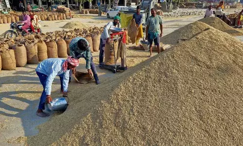 Amritsar: किसानों ने धान का उठान न करने पर सरकार की आलोचना की