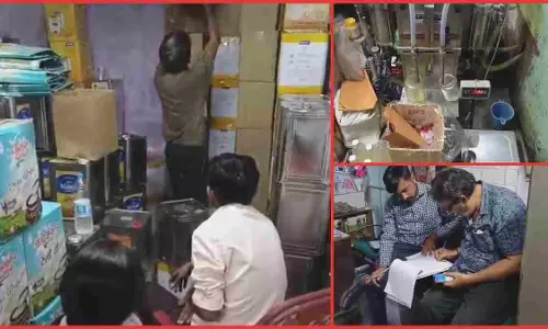 Patan में घी मार्केट में व्यापारी के खिलाफ खाद्य विभाग की कार्रवाई, टीम ने घी के सैंपल लिए