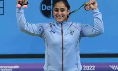 बर्थडे स्पेशल: मीराबाई चानू को पसंदीदा वेटलिफ्टर मानती हैं हरजिंदर कौर बर्थडे स्पेशल: मीराबाई चानू को पसंदीदा वेटलिफ्टर मानती हैं हरजिंदर कौर