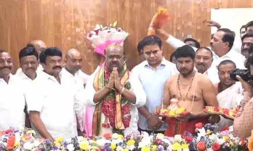 BRS एमएलसी मधुसूदन चारी ने विधान परिषद में विपक्ष के नेता का पदभार संभाला