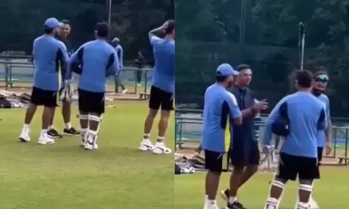 Rahul Dravid ने कोहली, रोहित शर्मा, ऋषभ पंत के साथ फिर से की मुलाकात, वीडियो...