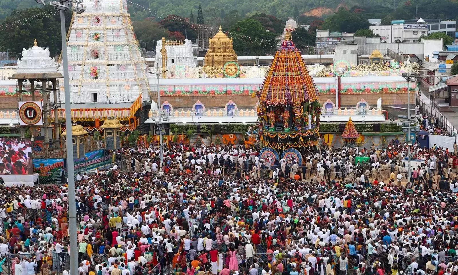 Tirumala ब्रह्मोत्सव के दौरान 6 लाख से अधिक तीर्थयात्रियों ने किए दर्शन