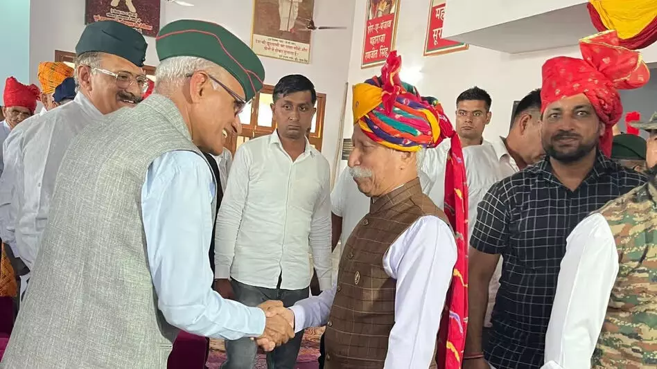 Arunachal के राज्यपाल ने पूर्व सैनिकों से समाज की सेवा करने और युवाओं का मार्गदर्शन