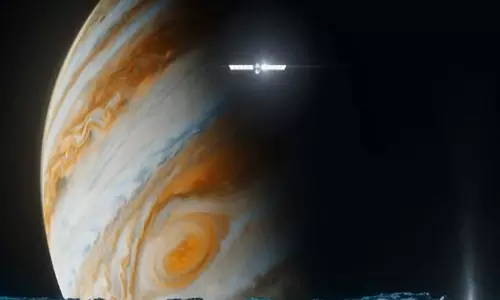 बृहस्पति के चंद्रमा यूरोपा पर जीवन के संकेतों की जांच करेगा NASA का अंतरिक्ष यान बृहस्पति के चंद्रमा यूरोपा पर जीवन के संकेतों की जांच करेगा NASA का अंतरिक्ष यान