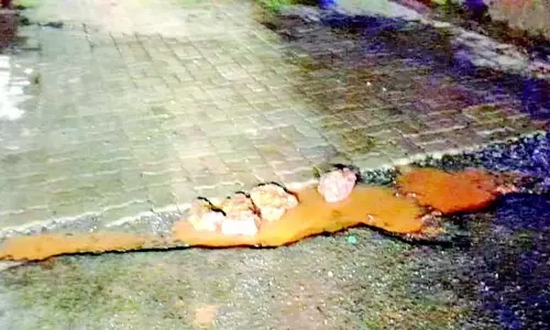 GOA: नवनिर्मित कुंचेलिम सड़क पर फिर से गड्ढे हो गए