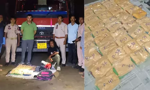 Assam एसटीएफ ने जोराबाट में ट्रक को रोका, 537 ग्राम हेरोइन जब्त Assam एसटीएफ ने जोराबाट में ट्रक को रोका, 537 ग्राम हेरोइन जब्त