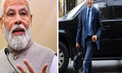 भारत ने कनाडा के ताजा आरोपों को बताया बेतुका, ट्रूडो के राजनीतिक एजेंडे पर साधा निशाना भारत ने कनाडा के ताजा आरोपों को बताया बेतुका, ट्रूडो के राजनीतिक एजेंडे पर साधा निशाना
