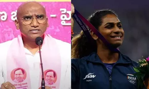 BRS ने एथलीट अगासरा नंदिनी के प्रति कांग्रेस सरकार की उदासीनता पर सवाल उठाए BRS ने एथलीट अगासरा नंदिनी के प्रति कांग्रेस सरकार की उदासीनता पर सवाल उठाए
