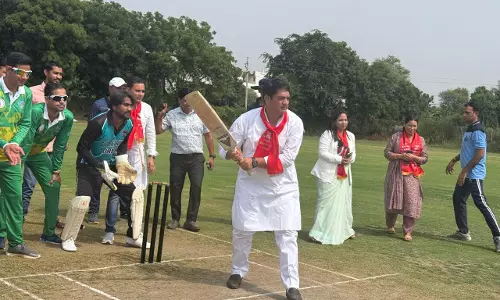Jaipur: मंत्री ने किया नर्सिंग ऑफिसर एवं पैरामेडिकल पंचम कोरोना वॉरियर्स स्मृति क्रिकेट प्रतियोगिता का उद्घाटन