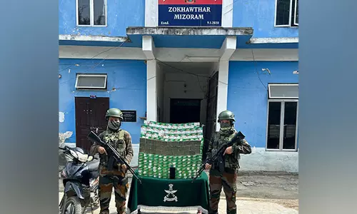 Assam Rifles-Mizoram Police ने भारत-म्यांमार सीमा के पास 39,900 डेटोनेटर बरामद किए