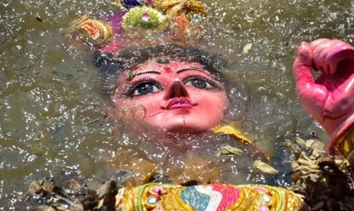 ओडिशा में दुर्गा पूजा प्रतिमा विसर्जन शांतिपूर्ण ढंग से सम्पन्न