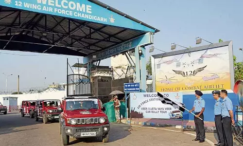कारगिल युद्ध की वर्षगांठ मनाने के लिए IAF की कार रैली को हरी झंडी दिखाई गई