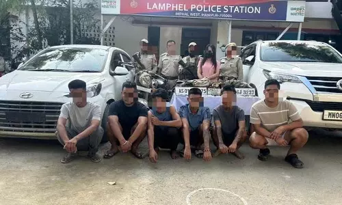 मणिपुर पुलिस: KCP के 7 कार्यकर्ताओं को गिरफ्तार कर हथियार और वाहन बरामद