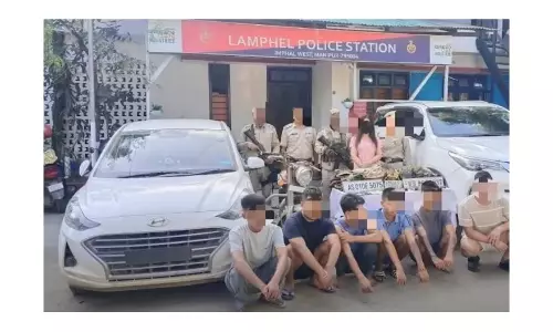 Imphal में जबरन वसूली की कार्रवाई में KCP-N के 7 कार्यकर्ता और 4 अन्य गिरफ्तार
