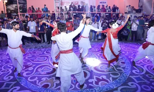 Tripura CM दुर्गा पूजा उत्सव के समापन समारोह मायेर गोमोन में शामिल हुए