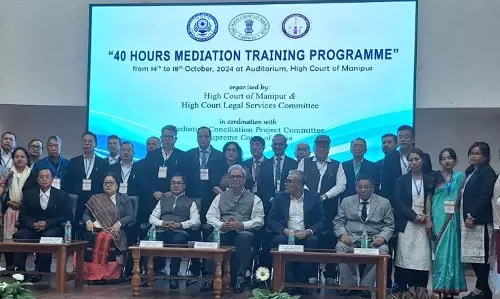 Manipur HC में एक स्थायी मध्यस्थता केंद्र स्थापित करने की घोषणा