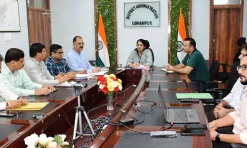 DC Udhampur ने अमृत 2.0 योजना के निर्माण की समीक्षा की DC Udhampur ने अमृत 2.0 योजना के निर्माण की समीक्षा की
