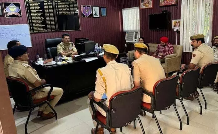 SSP Jammu ने सिटी वेस्ट सब-डिवीजन में अपराध, सुरक्षा की समीक्षा की