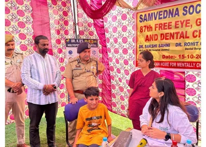 Jammu: केशव चोपड़ा ने मुस्कान होम में लगाया निःशुल्क स्वास्थ्य जांच शिविर