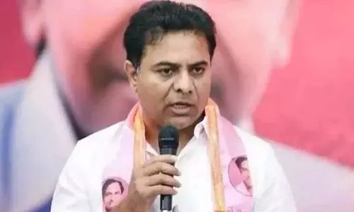 Telangana: केटीआर आज मूसी, हाइड्रा पर पीपीटी प्रस्तुत करेंगे Telangana: केटीआर आज मूसी, हाइड्रा पर पीपीटी प्रस्तुत करेंगे