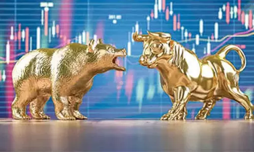 RIL, Bajaj Finance के दबाव से बाजार फिर लाल निशान में RIL, Bajaj Finance के दबाव से बाजार फिर लाल निशान में