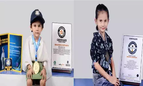 रायपुर की दो बहनों ने किया कमाल, आश्चर्यजनक विश्व रिकॉर्ड बनाया रायपुर की दो बहनों ने किया कमाल, आश्चर्यजनक विश्व रिकॉर्ड बनाया
