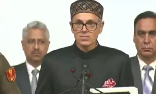 Omar Abdullah ने केंद्र शासित प्रदेश जम्मू-कश्मीर के पहले मुख्यमंत्री के रूप में शपथ ली