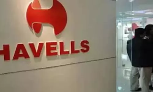 Havells India के शेयर में -0.58% की गिरावट