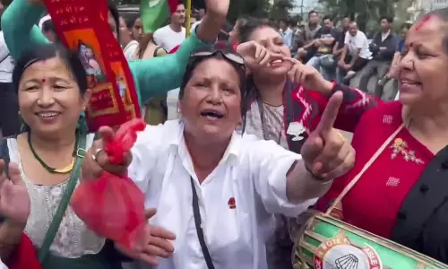 Sikkim क्रांतिकारी मोर्चा ने सोरेंग चाखुंग और नामची सिंघीथांग में उपचुनाव के लिए Sikkim क्रांतिकारी मोर्चा ने सोरेंग चाखुंग और नामची सिंघीथांग में उपचुनाव के लिए
