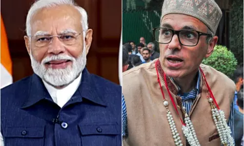 जम्मू-कश्मीर के CM उमर अब्दुल्ला ने बधाई के लिए पीएम मोदी को दिया धन्यवाद जम्मू-कश्मीर के CM उमर अब्दुल्ला ने बधाई के लिए पीएम मोदी को दिया धन्यवाद