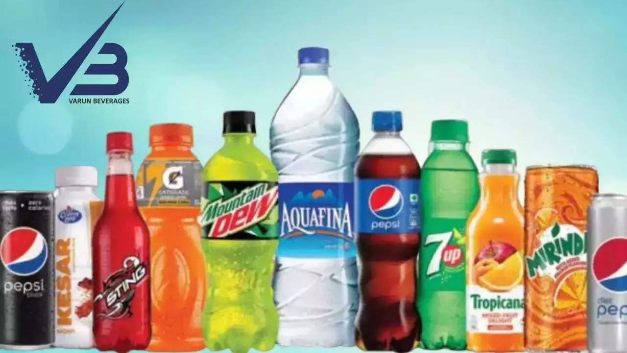 Varun Beverages के शेयर में -3.14% की गिरावट