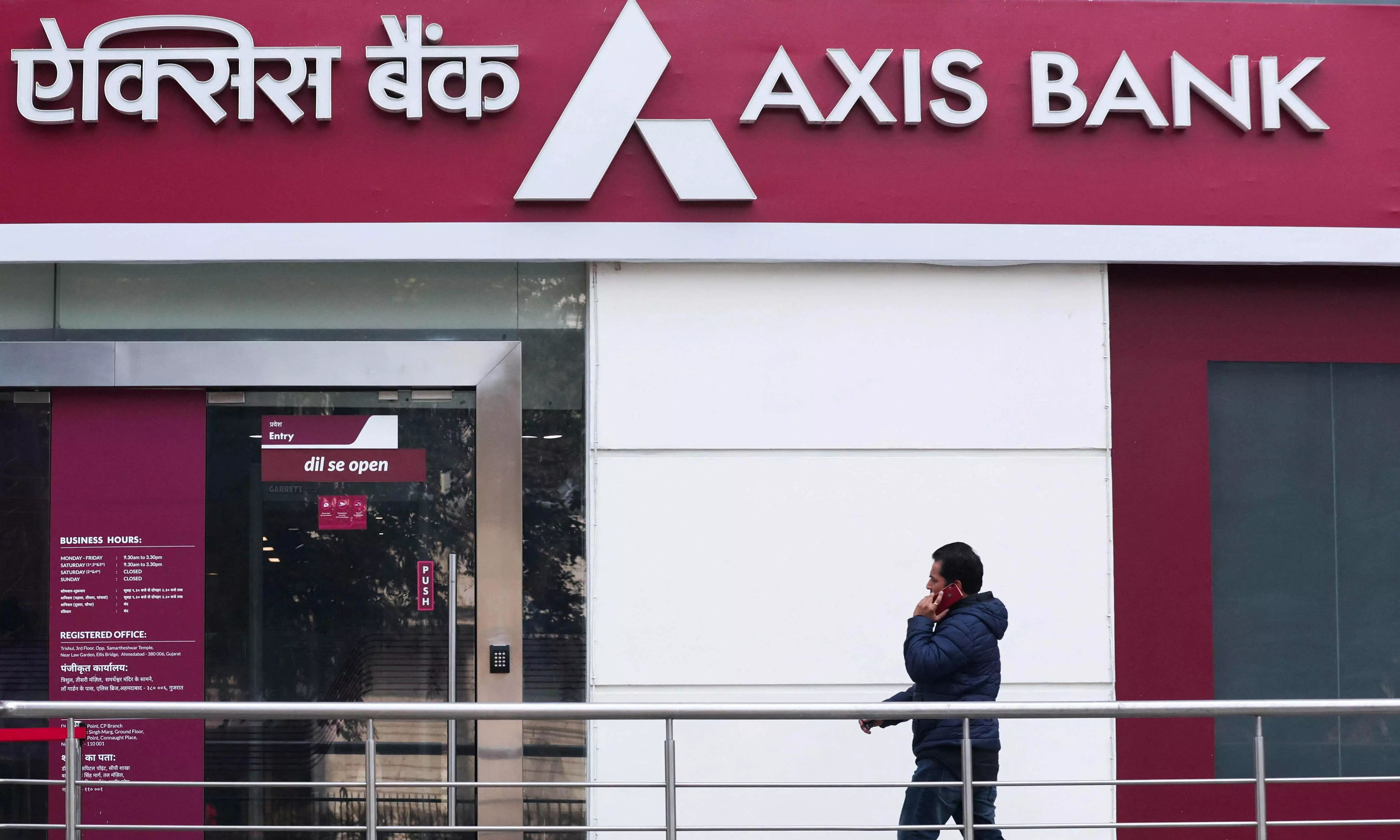 Axis Bank के शेयर में -1.29% की गिरावट