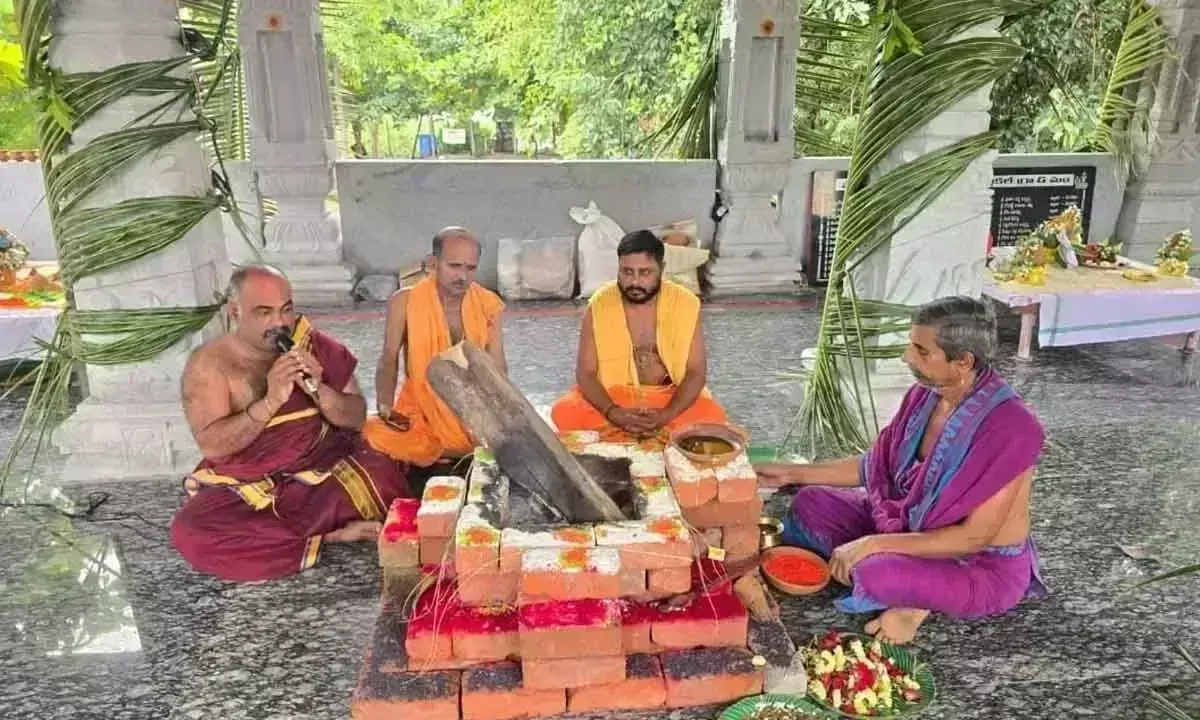 Valmiki मूर्ति पुनः स्थापना समारोह: मालदकल में दूसरे दिन भी अनुष्ठान जारी