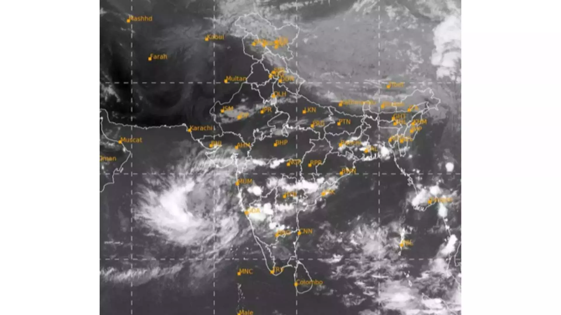 Andaman Sea पर चक्रवाती परिसंचरण की संभावना