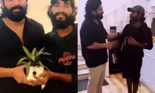 Allu Arjun के फैन ने साइकिल से यूपी से हैदराबाद तक का सफर किया Allu Arjun के फैन ने साइकिल से यूपी से हैदराबाद तक का सफर किया