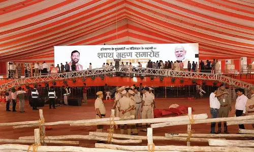 Haryana :  शपथ ग्रहण समारोह में बसों से आने वाले आमंत्रितों के लिए