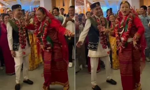 नेपाली दुल्हन ने सामी सामी पर किया जोरदार डांस, जमकर वायरल हुआ VIDEO