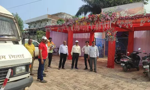6 लाख रूपया बकाया संपत्तिकर वसूला सन मैरिज पैलेस से