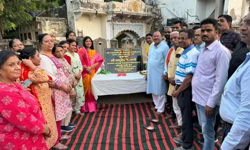Ajmer: वासुदेव देवनानी ने किया निर्माण कार्य का शुभारंभ आंतेड़ माता मंदिर पुलिया एवं छतरी योजना Ajmer: वासुदेव देवनानी ने किया निर्माण कार्य का शुभारंभ आंतेड़ माता मंदिर पुलिया एवं छतरी योजना