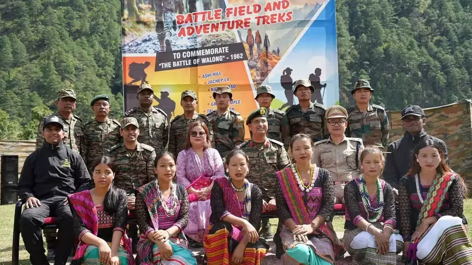 Arunachal के मंत्री ने सेना, एनसीसी कैडेटों की संयुक्त टीम द्वारा दो युद्धक्षेत्र ट्रेक को हरी झंडी दिखाई