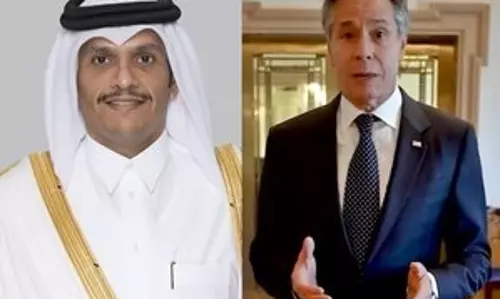Qatar-US ने गाजा में युद्ध विराम और क्षेत्रीय तनाव कम करने के लिए संयुक्त प्रयासों पर चर्चा की