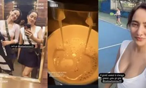 Neha Sharma ने अपनी बहन के साथ सुबह की परेशानियों का खुलासा किया