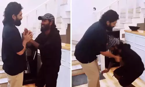 Mohit साइकिल से अल्लू अर्जुन प्रभाष और यश से मिलने हैदराबाद पहुंचे